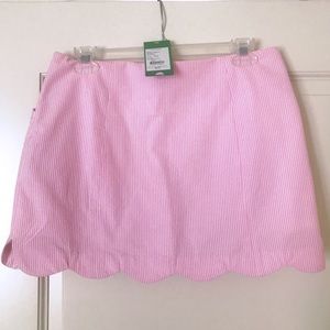 NWT Lilly Pulitzer Lucky Seersucker Skort
